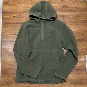 Women’s Columbia Olive Fleece Long Pullover Hoodie